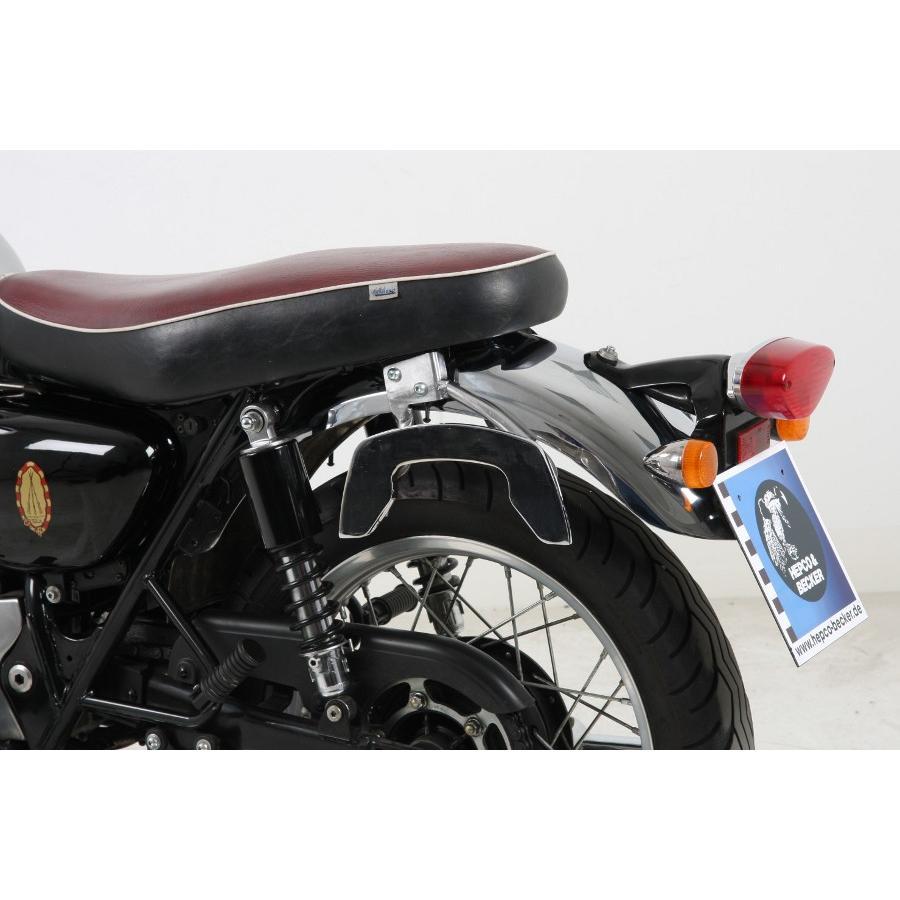 ヘプコ＆ベッカー（HEPCO&BECKER） C-Bowサイドキャリア クローム W650 
