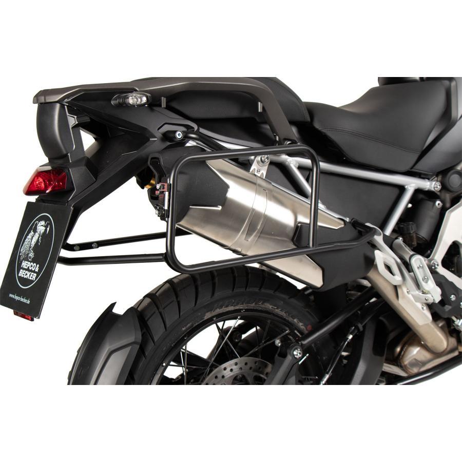 ヘプコ&ベッカー サイドキャリア ブラック Tiger1200 GT/GT Pro/ GT Explorer/ Rally Explorer他 6537640 00 01_1