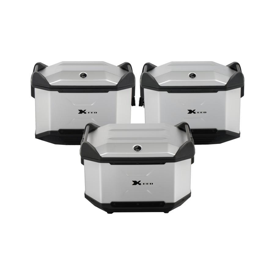 ヘプコアンドベッカー　XCEED 3BOXセット シルバー　HBS-XCD-ALL-S ヘプコ＆ベッカー（HEPCO&BECKER） ヘプコアンドベッカー XCEED 3BOX