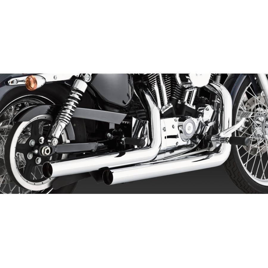 VANCE & HINES (バンスアンドハインズ) フルエキゾーストマフラー StraightShots クロム SPORTSTER 1800-1216 | VANCE＆HINES | 02