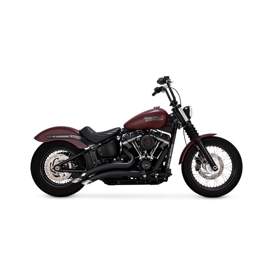 VANCE & HINES (バンスアンドハインズ) BigRadius 2-2 PCX ビッグラディウス フルエキゾーストマフラー ブラック SOFTAIL 1800-2568
