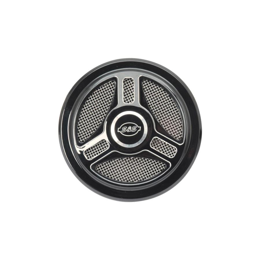 S&S (エスアンドエス) ステルスエアクリーナー用 Tri-Spoke カバー単体 