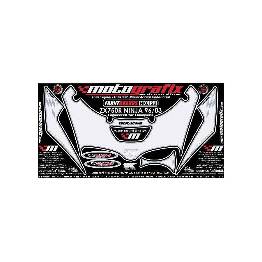 モトグラフィックス ボディパッド FRONT ZX-7R NINJA 96-03 MT-NK012U