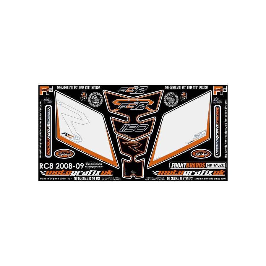 モトグラフィックス ボディパッド FRONT＆タンクパッド KTM RC8 MT