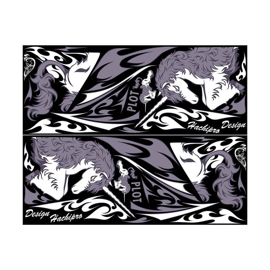 plot（プロト） デカールキット ユニコーン ブラック CBR250R : バイク