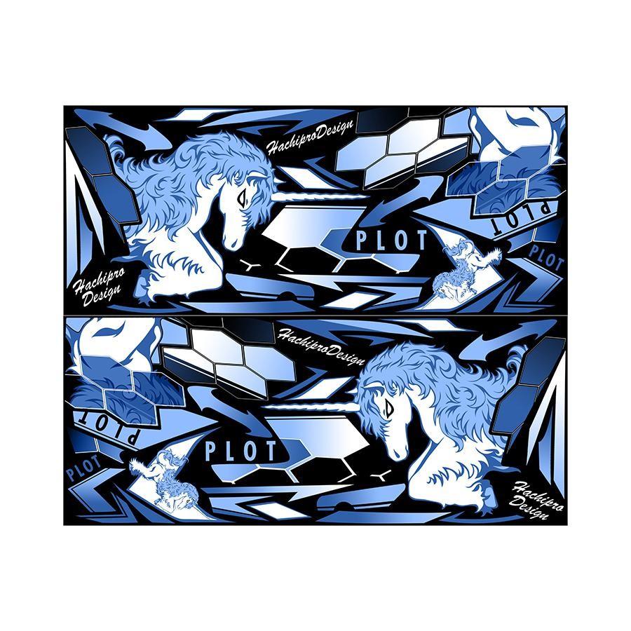 plot Plot (プロト) デカールキット ユニコーン ブルー ニンジャ