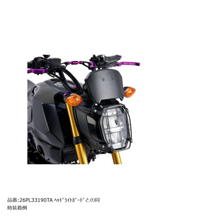 H2C（エイチツーシー） メーターバイザー GROM グロム APK26PL64100ZA