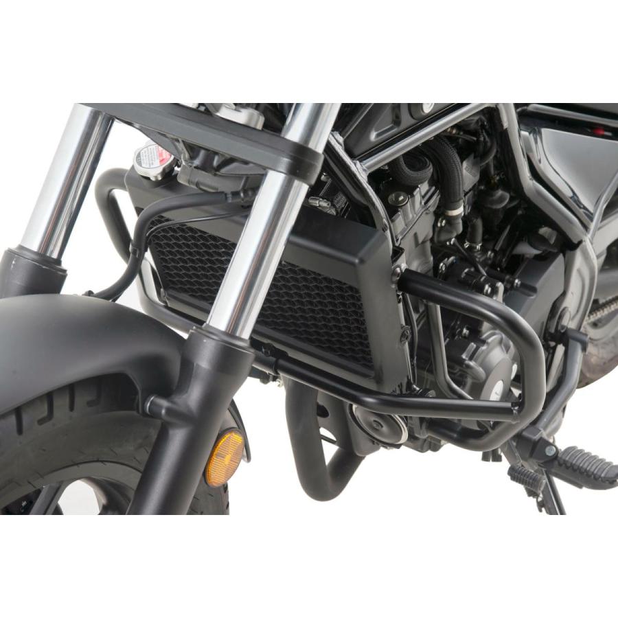 H2C（エイチツーシー） エンジンガード スチール ブラック REBEL250