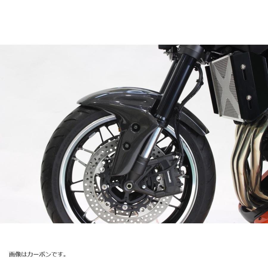 POSH Faith (ポッシュフェイス) フロントフェンダー ブラックゲルコート Z900RS /Z900RS CAFE 132106-BGの画像