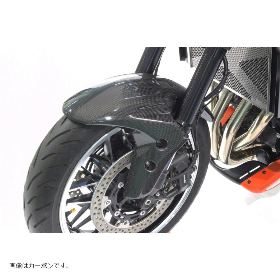 POSH Faith (ポッシュフェイス) フロントフェンダー ブラックゲルコート Z900RS /Z900RS CAFE 132106-BGの画像