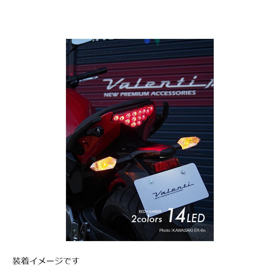 LEDヴァレンティテールランプ スモークタイプ ヴァレンティ（VALENTI） Valenti Moto LEDテールランプ KAWASAKI