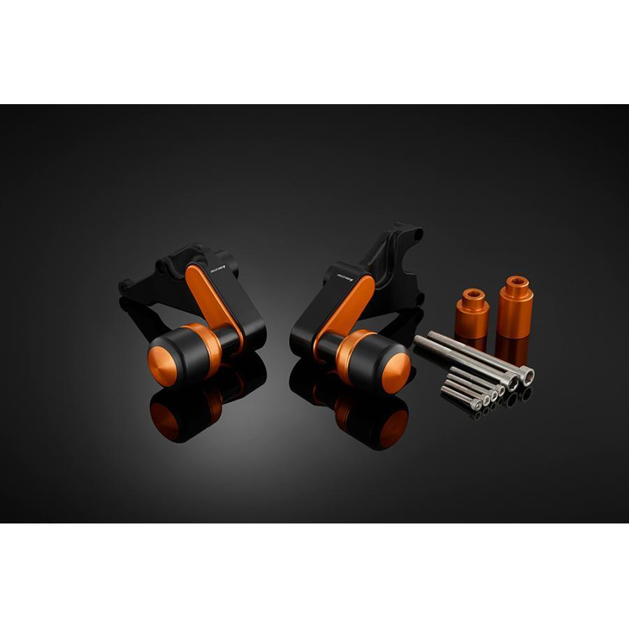 ⭐︎品 BIKERS (バイカーズ) フレームガード 左右 オレンジゴールド CBR650R