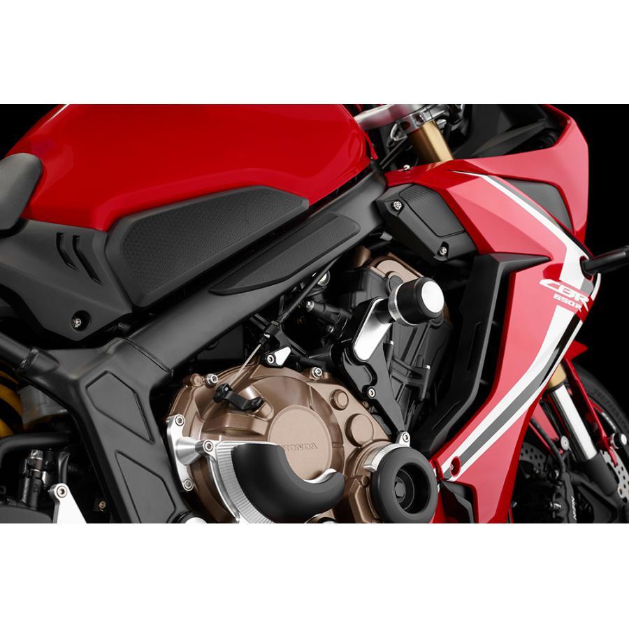 BIKERS (バイカーズ) フレームガード 左右 シルバー CBR650R CB650R H0568-SLV｜plotonlinestore｜02