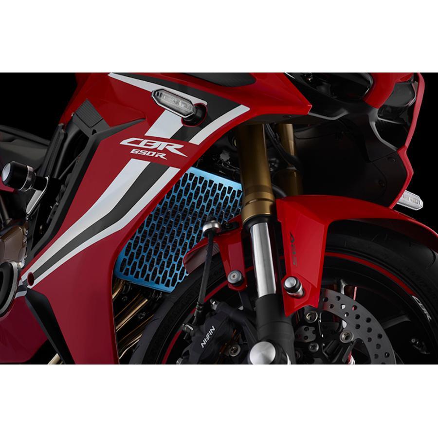 BIKERS (バイカーズ) ラジエターガード チタンコート ブルー CBR650R