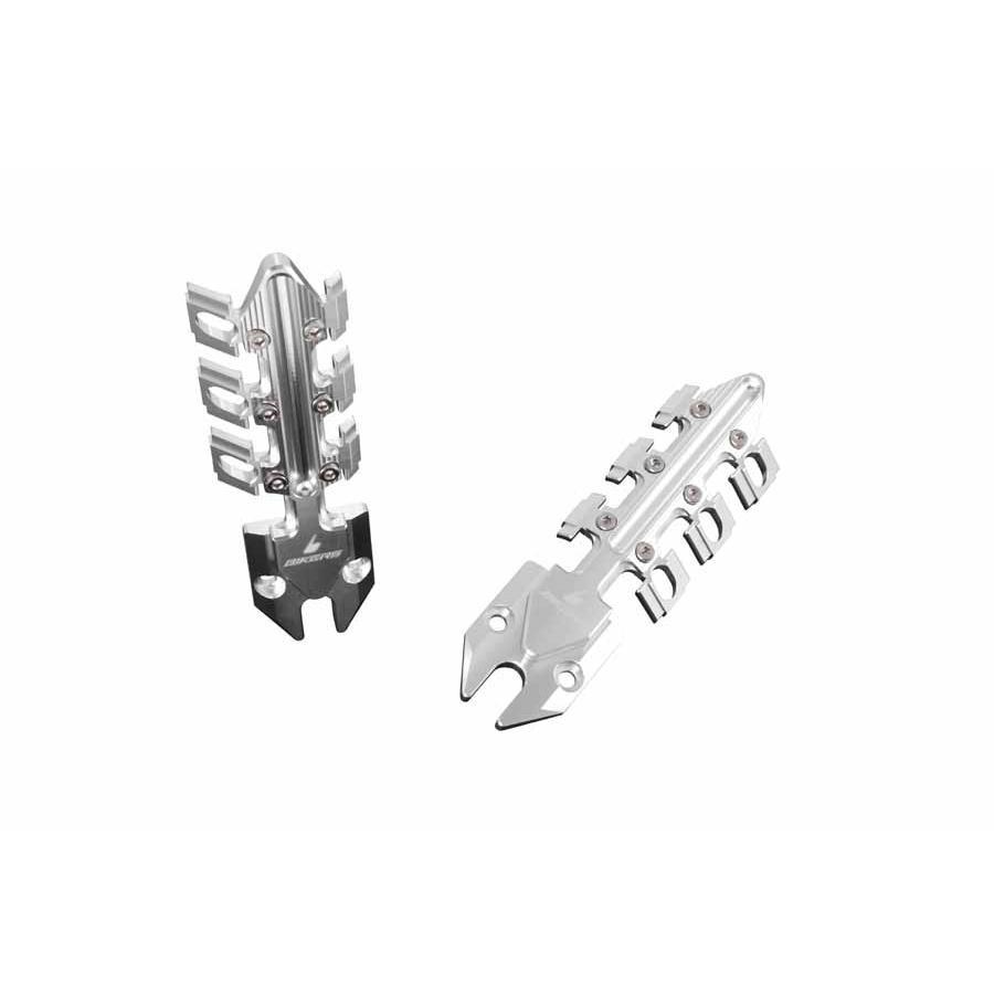 銀製　silver 18本セット BIKERS BIKERS(バイカーズ) フロントフォークガード 2ケ シルバー KSR