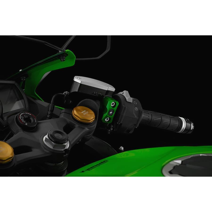 BIKERS（バイカーズ） レバーホルダークランプ 2個 グリーン ZX-25R 20