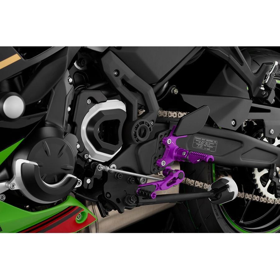 バック BIKERS（バイカーズ） バックステップ ニンジャ650 Ninja650 パープル