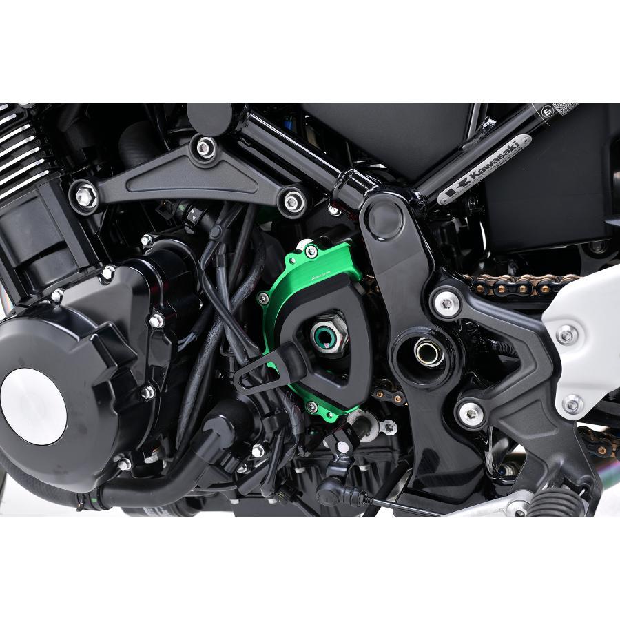 BIKERS (バイカーズ) フロントスプロケットカバー Z900 グリーン K0399-GRNの画像