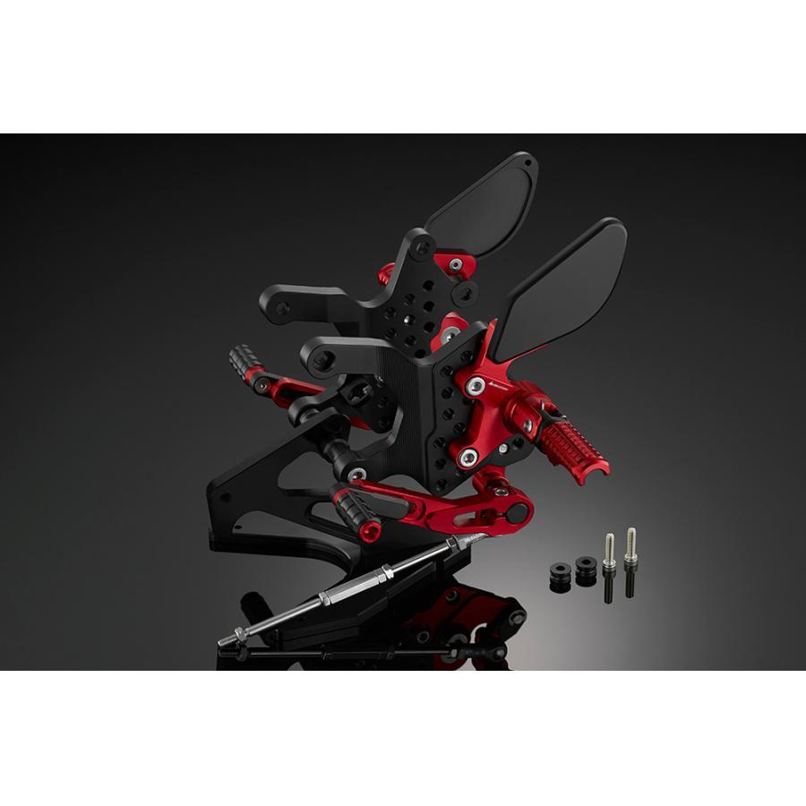 BIKERS（バイカーズ） バックステップ Z900 レッド K0402-RED : バイク