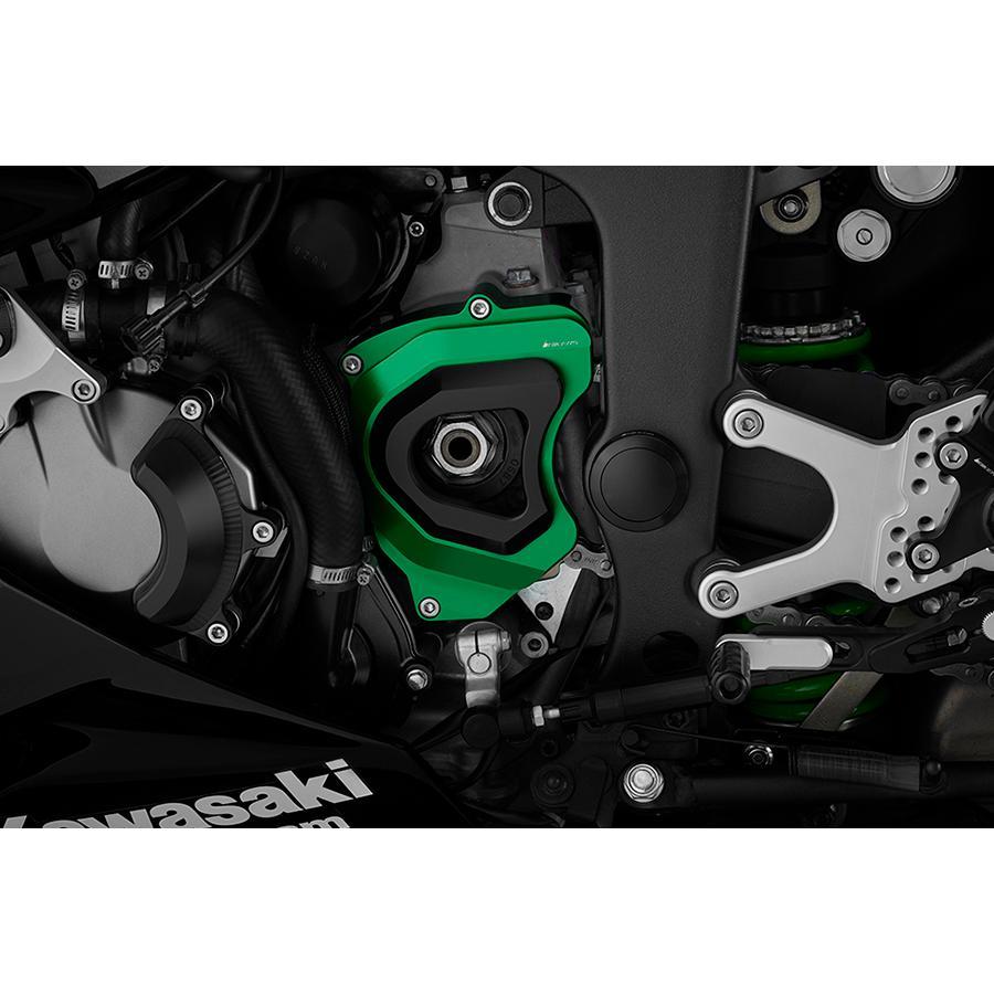 BIKERS (バイカーズ) フロントスプロケットカバー ZX-6R グリーン