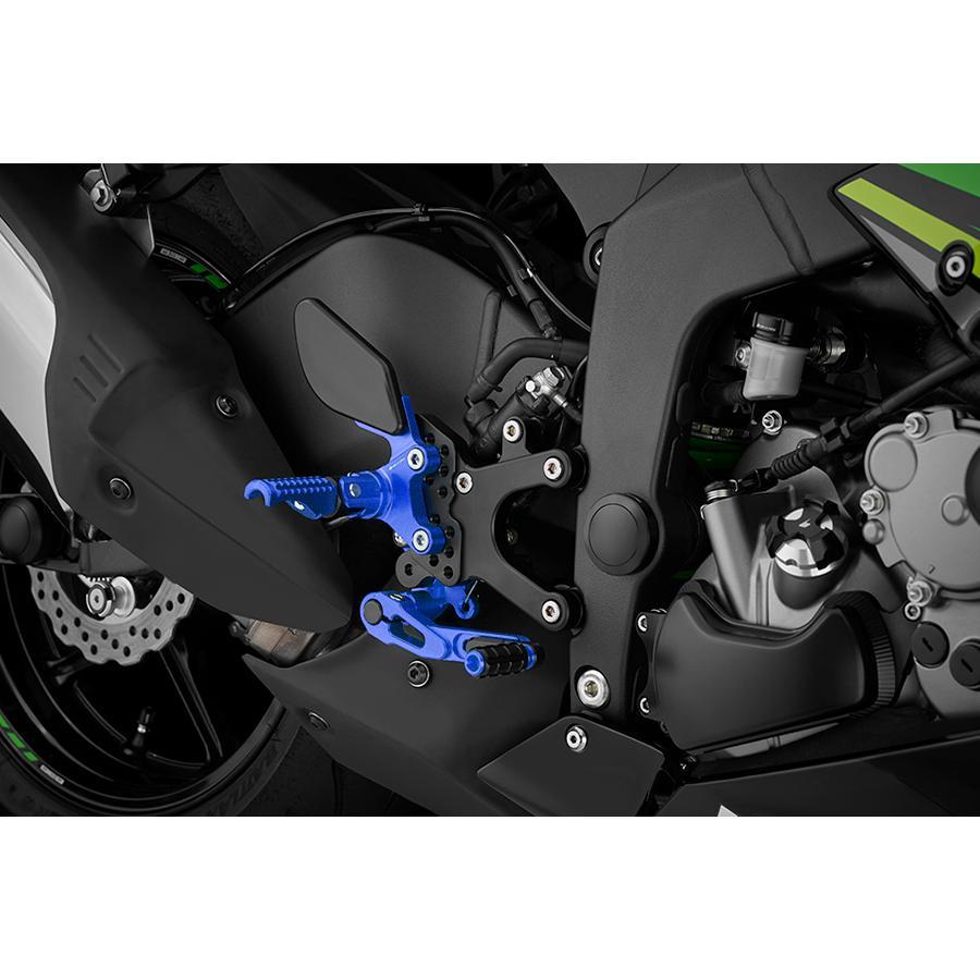 BIKERS（バイカーズ） バックステップ ZX-6R ブルー : バイク&車パーツ