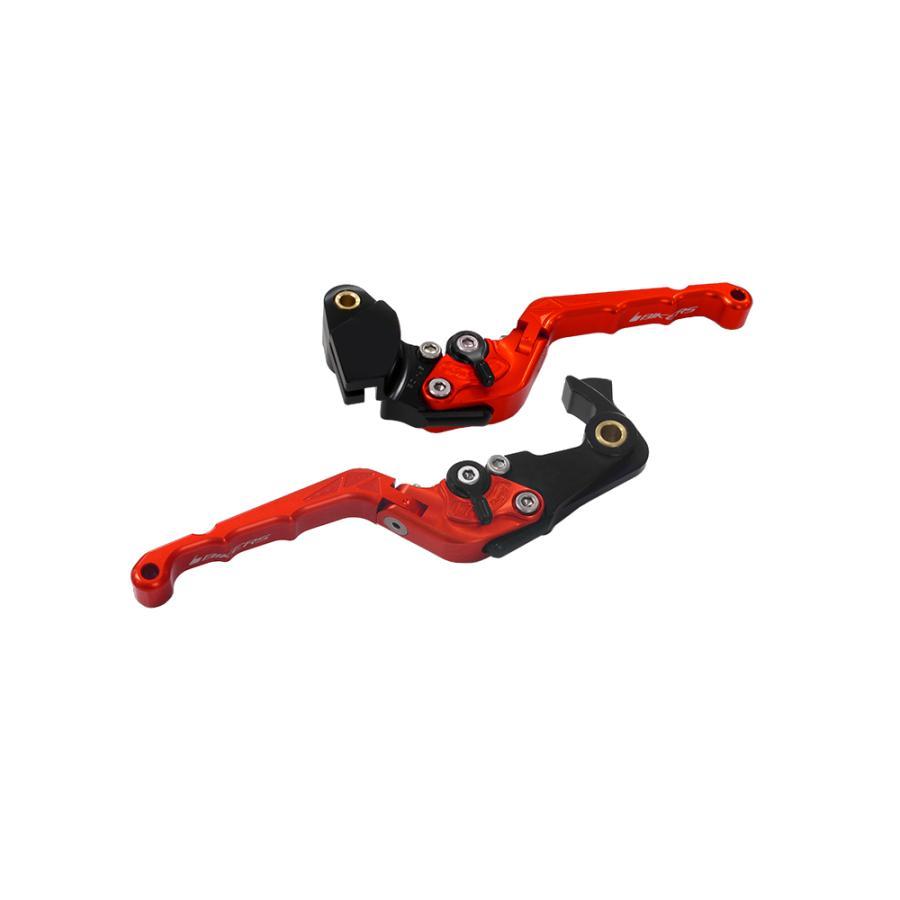 BIKERS（バイカーズ） レバーセット 可倒式 カーブタイプ オレンジ