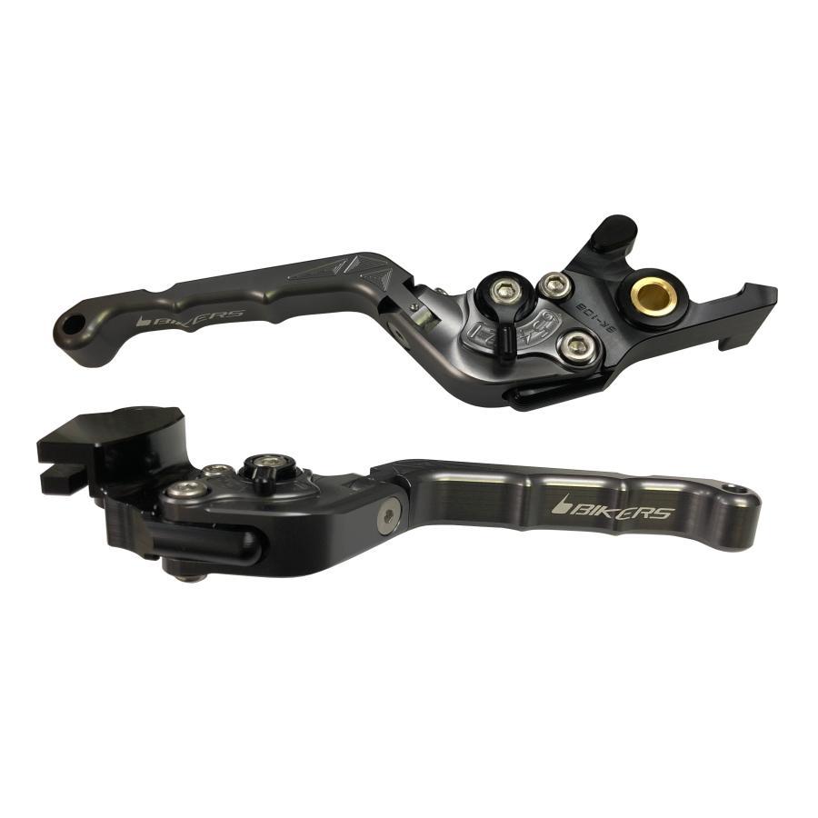 BIKERS (バイカーズ) 可倒式アジャスタブルレバー グレー ZX-25R