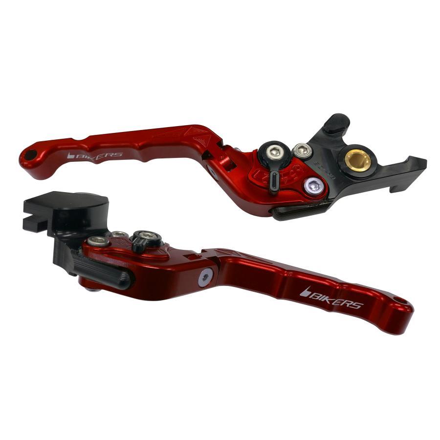 BIKERS（バイカーズ） 可倒式アジャスタブルレバー レッド ZX-25R