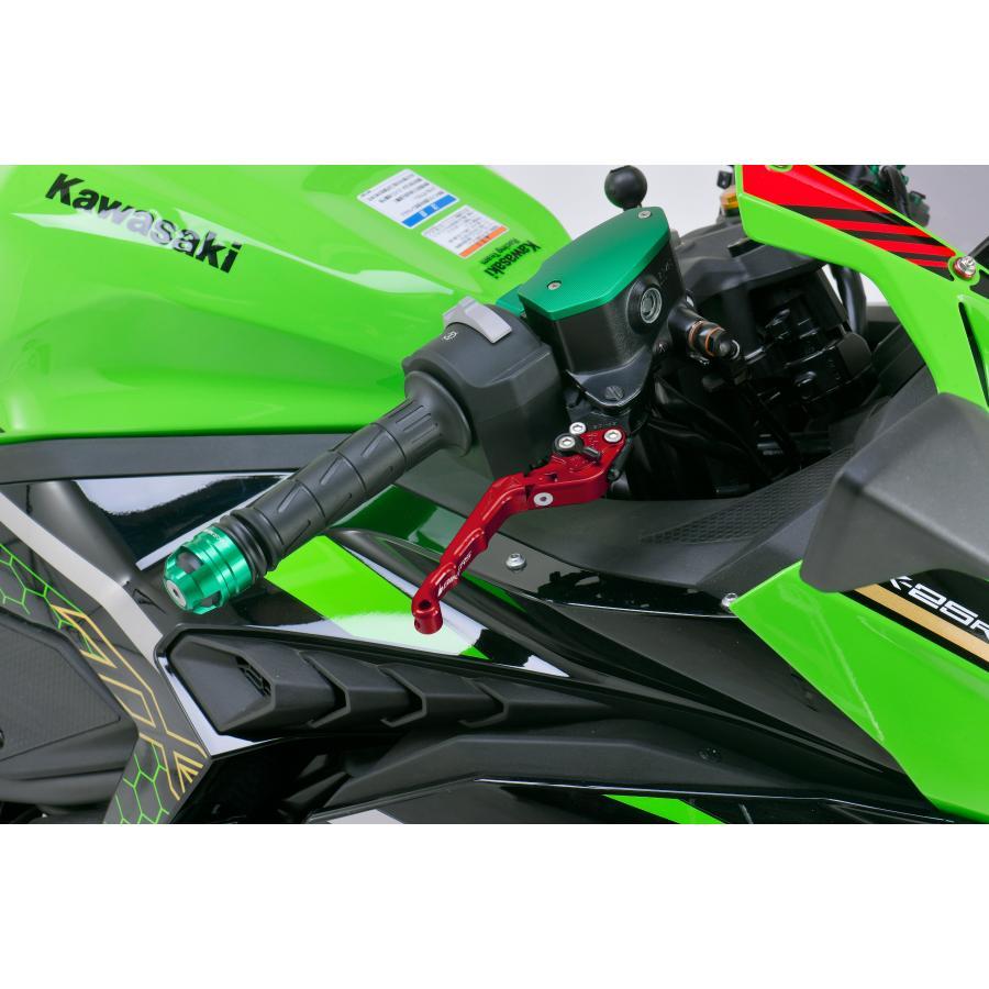 BIKERS（バイカーズ） 可倒式アジャスタブルレバー レッド ZX-25R