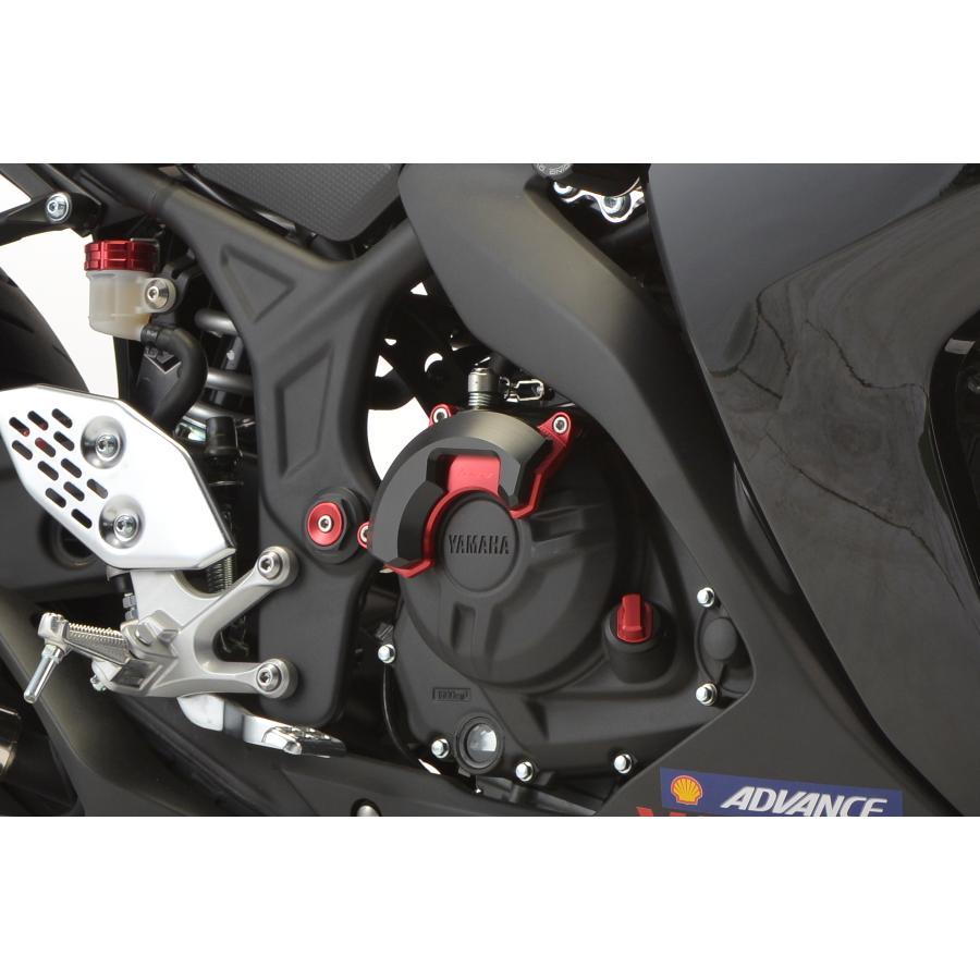 バイカーズ yzf-r25 r3 エンジンガード スプロケットカバー ゴールド金
