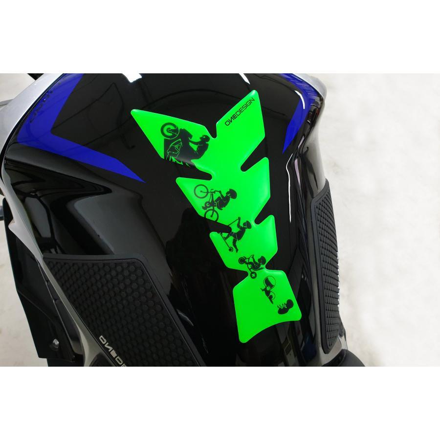 ONEDESIGN(ワンデザイン) タンクパッド 蛍光グリーン マット調