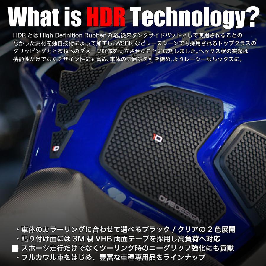 ONEDESIGN(ワンデザイン) HDRタンクサイドパッド ブラック ONEDESIGN(ワンデザイン) HDRタンクサイドパッド ブラック
