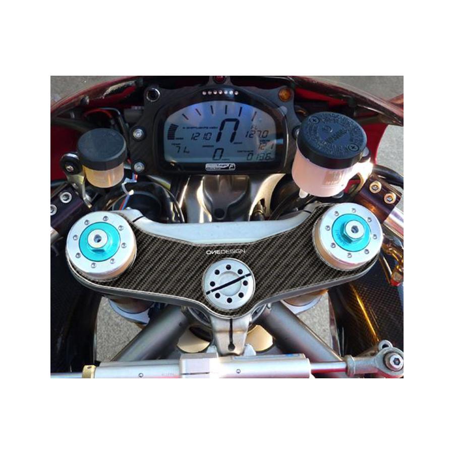 ONEDESIGN(ワンデザイン) トップブリッジステッカー カーボン柄