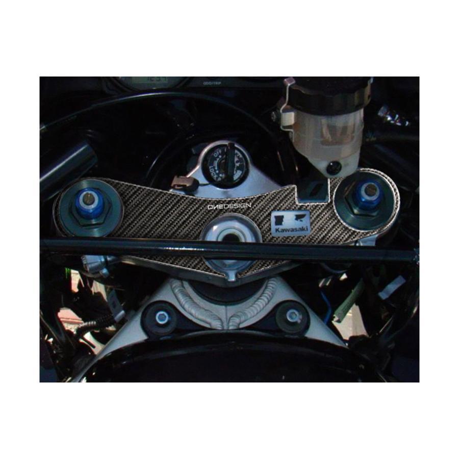 ボブ ONEDESIGN(ワンデザイン) トップブリッジステッカー カーボン調 ZX-9R