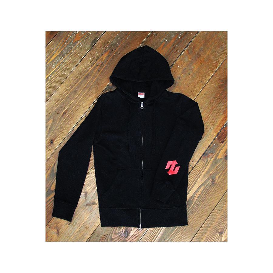 ZEALOT（ジーロット） オリジナルジップアップパーカー ブラック S
