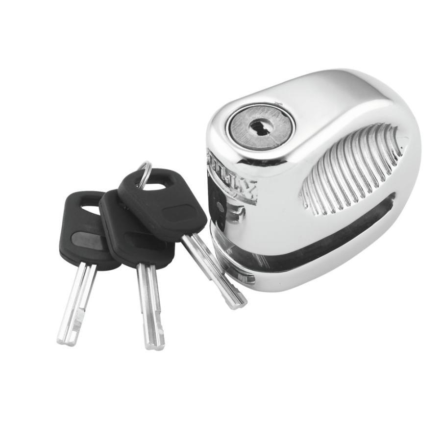 Bully Locks (ブリーロックス) Lil Bully 5.5mm ディスクロック クローム 収納ポーチ＆キー3個付き DISC