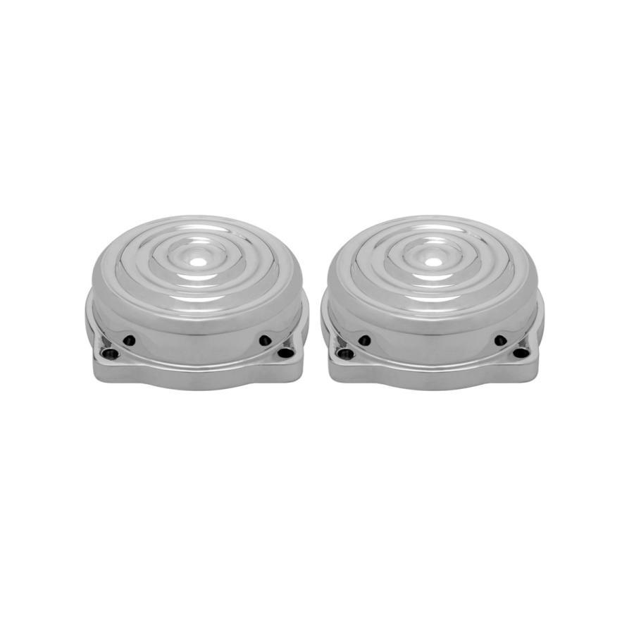 モートーン キャブトップカバー FI車用 波状 ポリッシュ 空冷 T100 Scrambler Thruxton 2XMTE064EFI | 