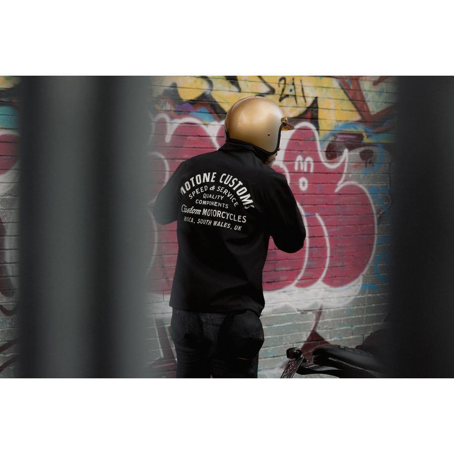 モートーン コーチジャケット ブラック L DPG002-L : バイク&車パーツ