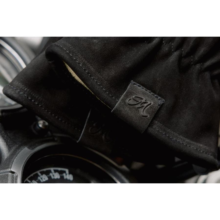 モートーン レザーグローブ SPIRIT ヌバック牛皮 ブラック M  MC-10-NUB-M_3