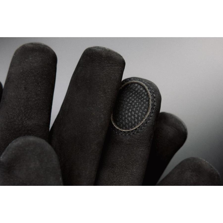 モートーン レザーグローブ SPIRIT ヌバック牛皮 ブラック M  MC-10-NUB-M_5