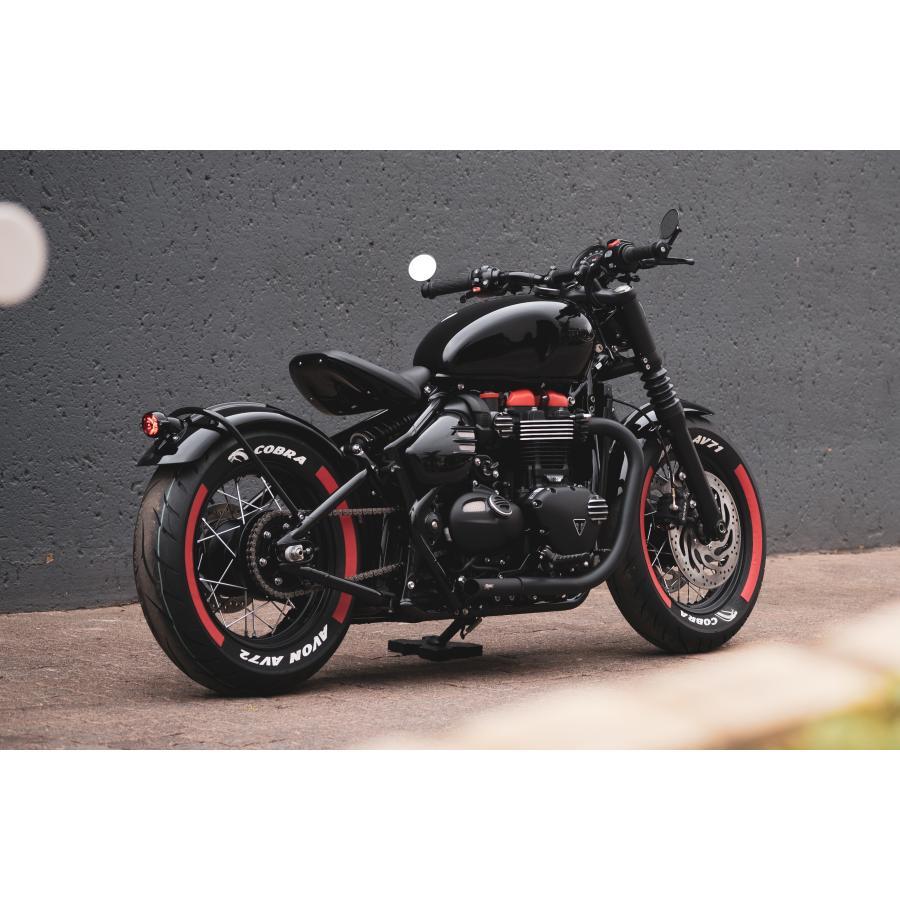 モートーン テールライトマウント ブラック Bonneville Bobber MEL025