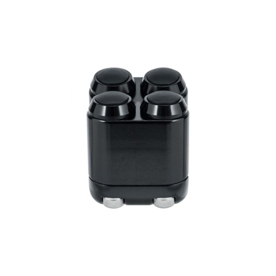 Motone(モートーン) プッシュスイッチ 4ボタン ブラック 22mmハンドル用 MME011の画像