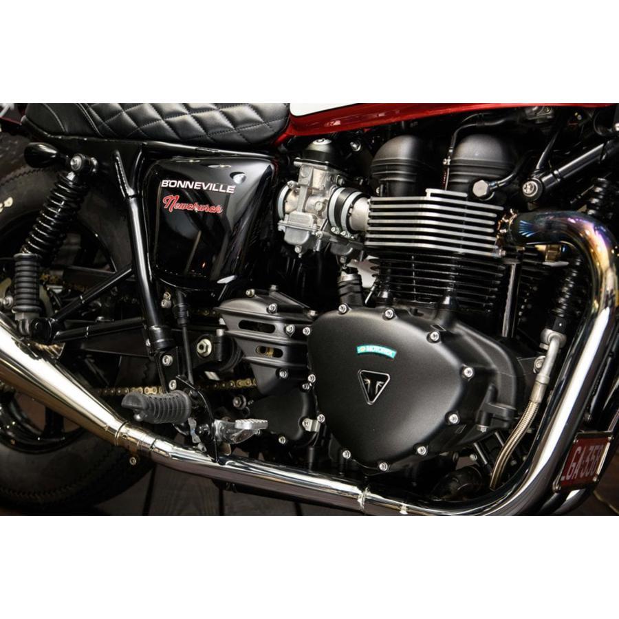 Motone(モートーン)  スプロケットカバー SPEEDSTER ブラック 空冷 T100 スクランブラー Scrambler スラクストン Thruxton MMU001｜plotonlinestore｜04