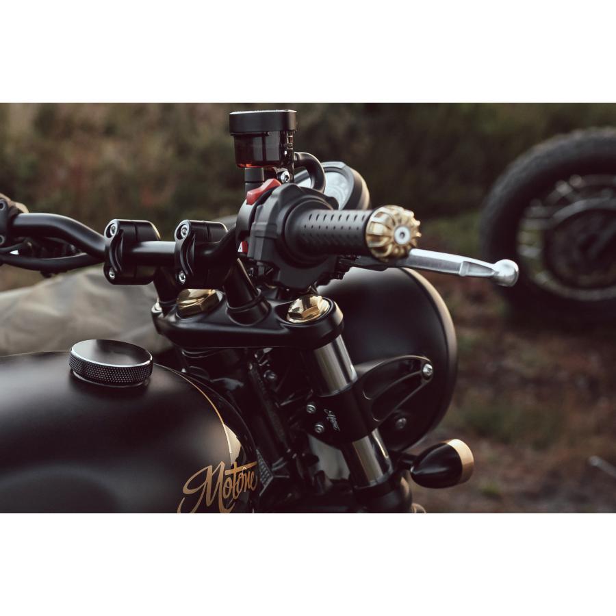 Motone(モートーン) フロントフォークキャップ GUVNORS ブラス T100 StreetTwin Streetスクランブラー Scrambler MMU512 |  | 02
