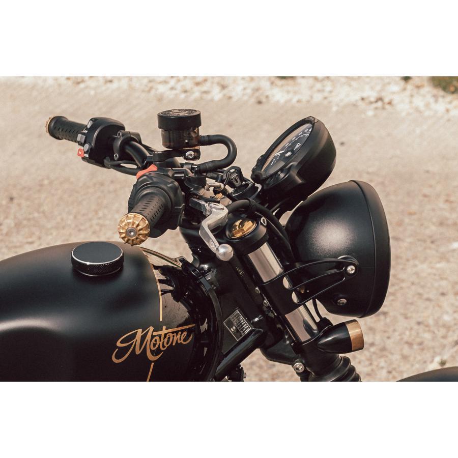 Motone(モートーン) フロントフォークキャップ GUVNORS ブラス T100 StreetTwin Streetスクランブラー Scrambler MMU512 |  | 03