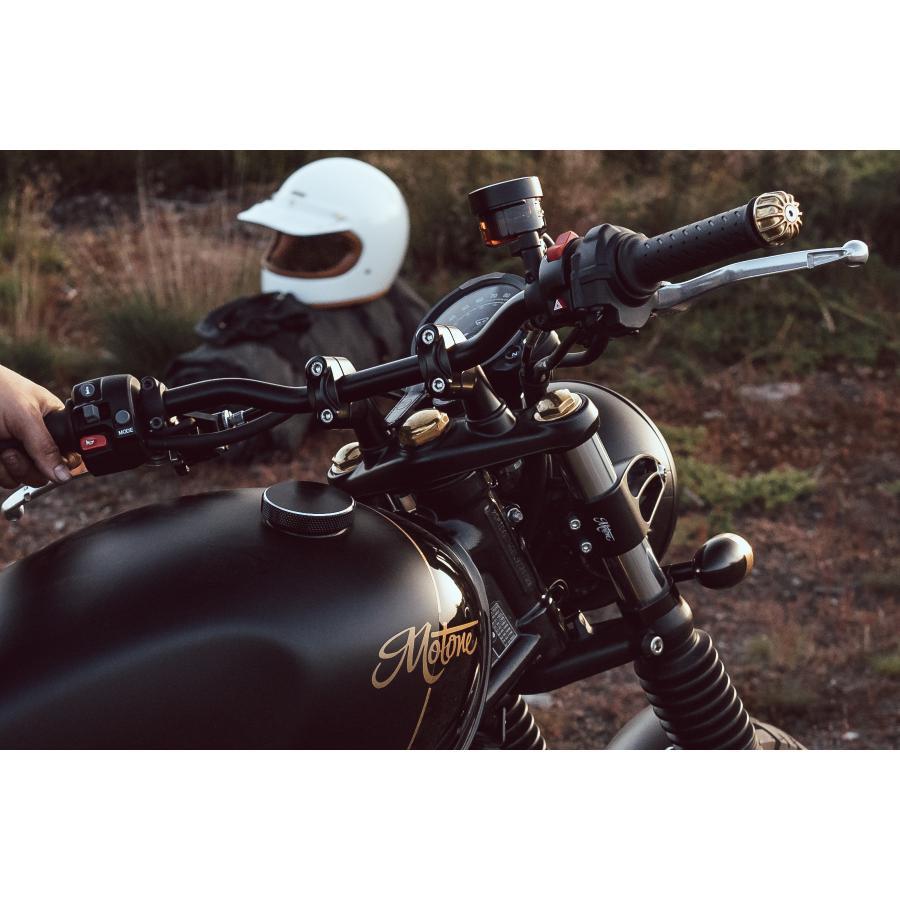 Motone(モートーン) フロントフォークキャップ GUVNORS ブラス T100 StreetTwin Streetスクランブラー Scrambler MMU512 |  | 04