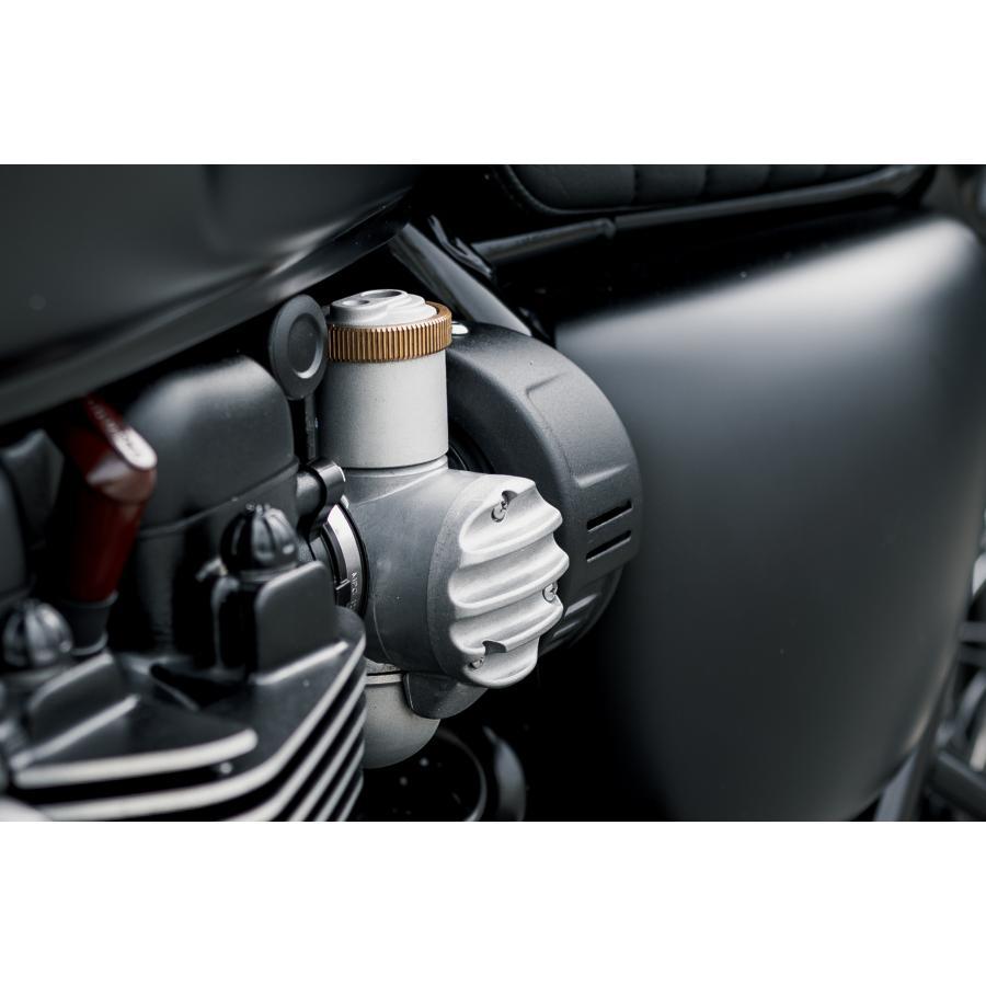 Motone(モートーン) インテークカバー ZEPHYR ブラック ボンネビル T120 MMU578_2