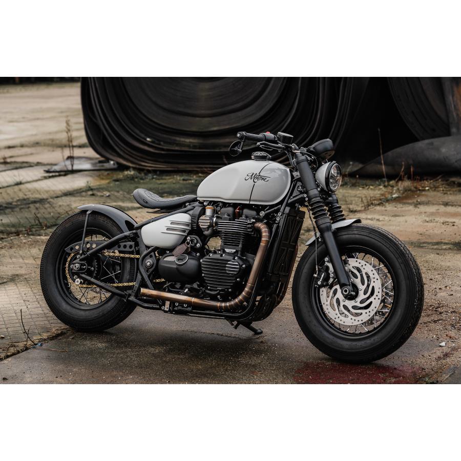 Motone(モートーン) インテークカバー ZEPHYR ブラック スラクストン Thruxton1200/R/RS Bobber Speedmaster MMU579