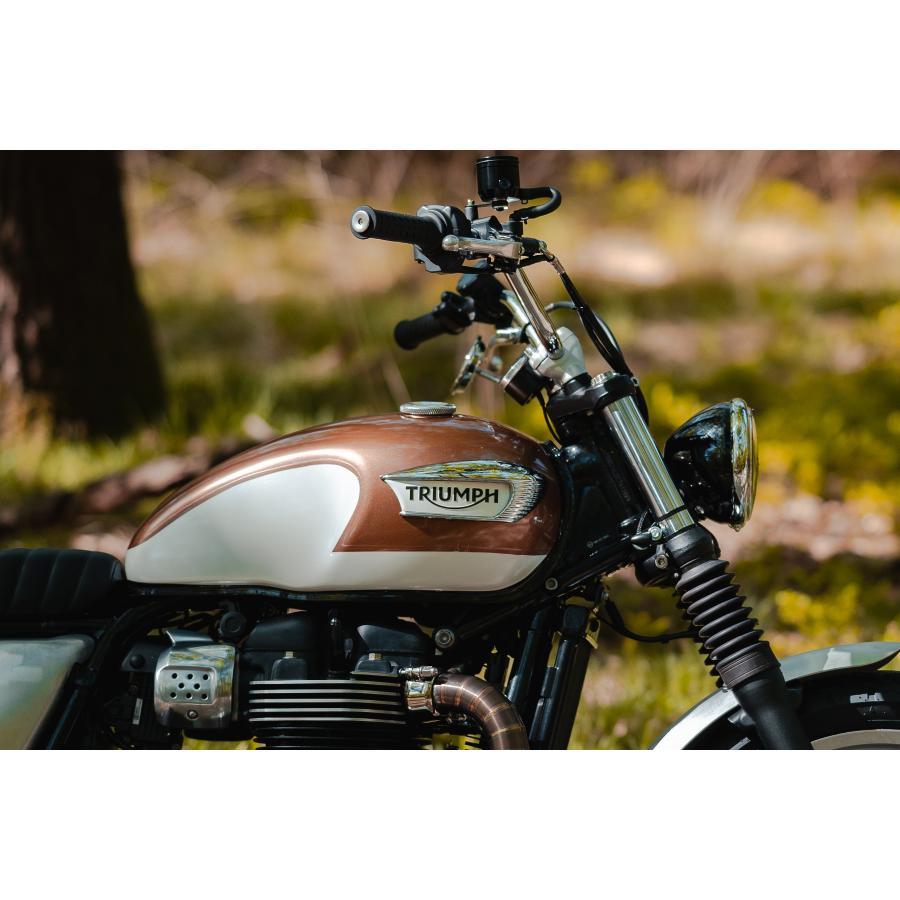 モートーン タンクキャップ JETSON ポリッシュ T100/T120 SpeedTwin900 Scrambler900 MMU654の画像