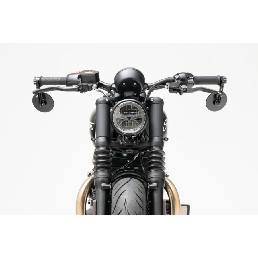 Motone バーエンドミラー　TURISMO 100mm 2コセット Motone(モートーン) バーエンドミラー TURISMO 100mm アルミ 1個 T100